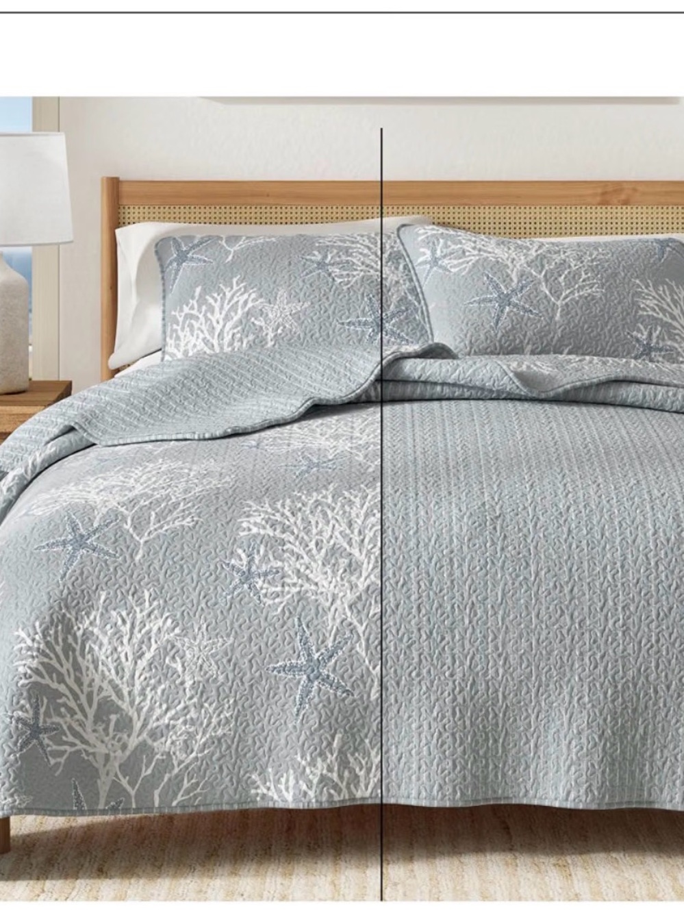 Great Bay Home Coastal Quilt Set - 3-Piece Full/Queen Size Nautical Bedding Set
